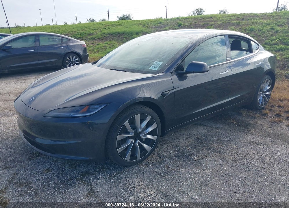 2024 TESLA MODEL 3 REAR-WHEEL DRIVE VIN: 5YJ3E1EA8RF751612