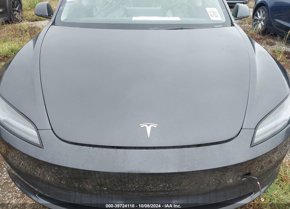 2024 TESLA MODEL 3 REAR-WHEEL DRIVE VIN: 5YJ3E1EA8RF751612