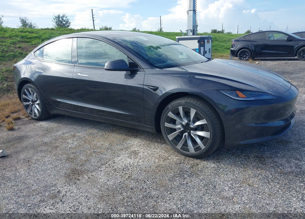 2024 TESLA MODEL 3 REAR-WHEEL DRIVE VIN: 5YJ3E1EA8RF751612