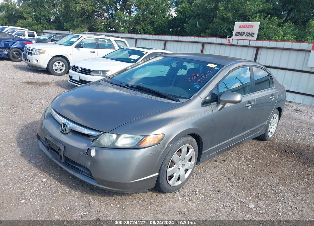 2007 HONDA CIVIC LX VIN: 1HGFA15527L132592