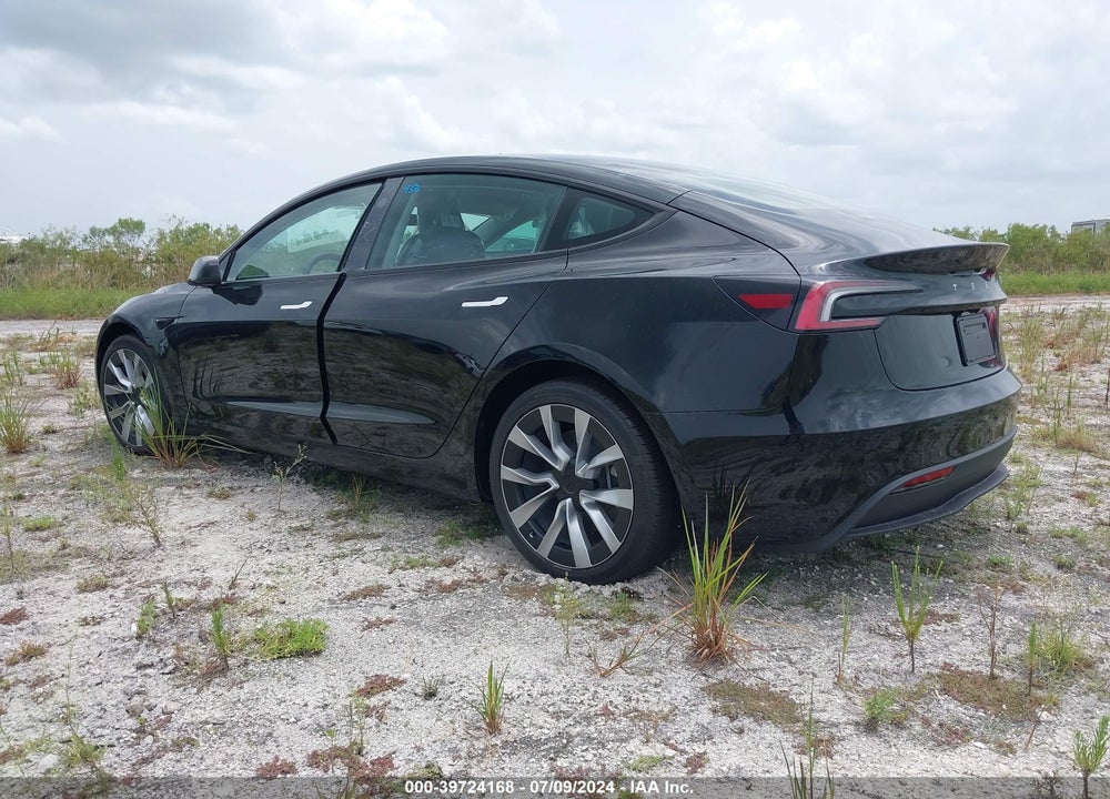 2024 TESLA MODEL 3 REAR-WHEEL DRIVE VIN: 5YJ3E1EA9RF749853