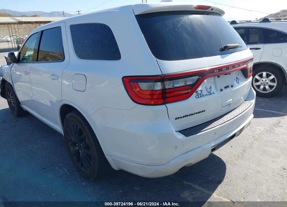 2016 DODGE DURANGO SXT VIN: 1C4RDHAG2GC483277