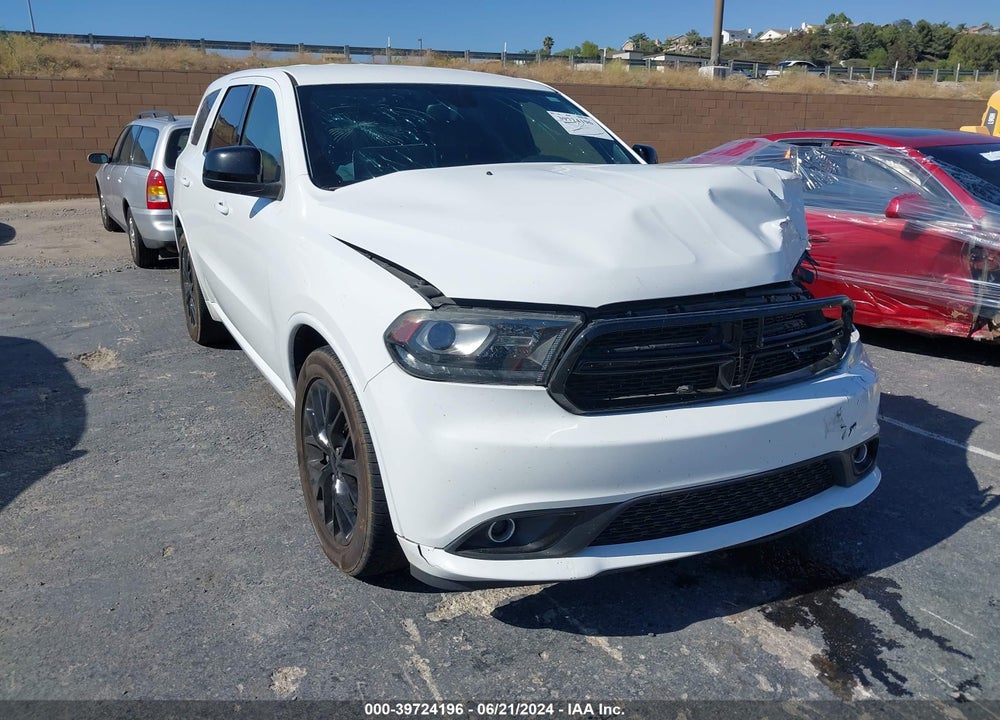 2016 DODGE DURANGO SXT VIN: 1C4RDHAG2GC483277