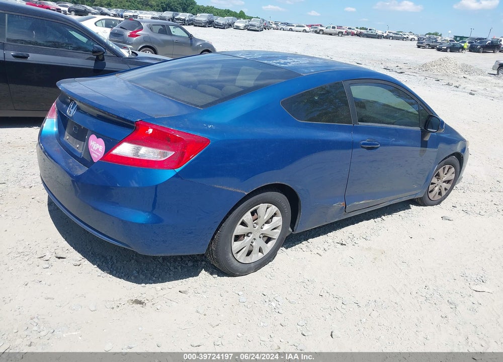 2012 HONDA CIVIC LX VIN: 2HGFG3B59CH530002