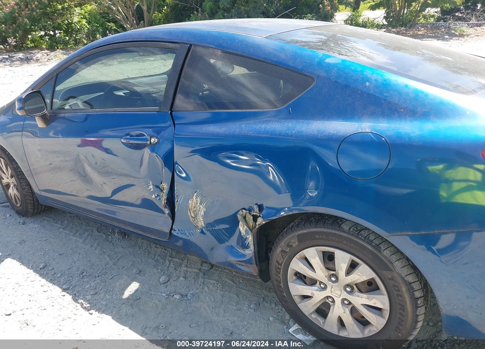 2012 HONDA CIVIC LX VIN: 2HGFG3B59CH530002