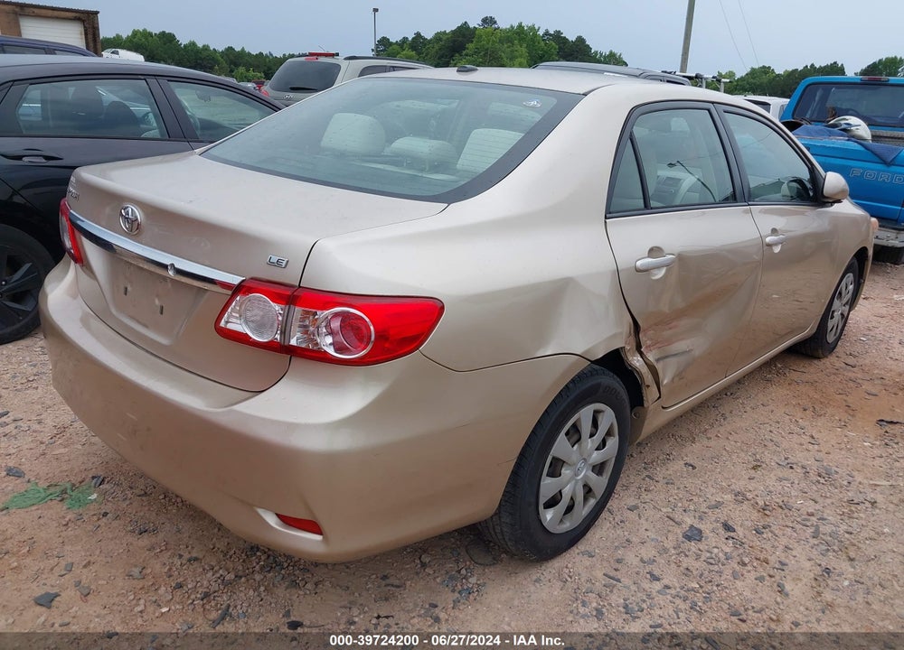 2011 TOYOTA COROLLA LE VIN: JTDBU4EE9B9142905