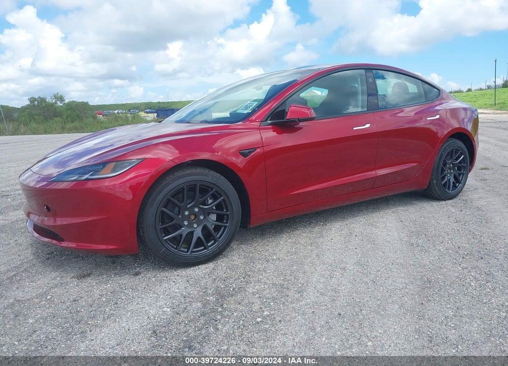 2024 TESLA MODEL 3 LONG RANGE DUAL MOTOR ALL-WHEEL DRIVE VIN: 5YJ3E1EB8RF771352