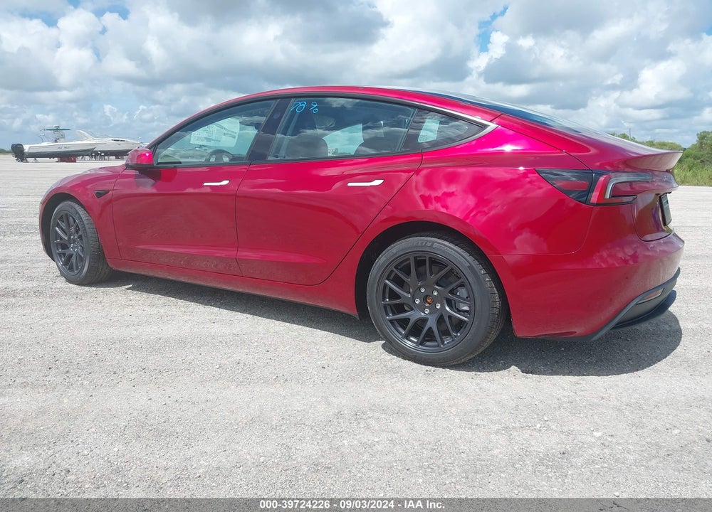 2024 TESLA MODEL 3 LONG RANGE DUAL MOTOR ALL-WHEEL DRIVE VIN: 5YJ3E1EB8RF771352