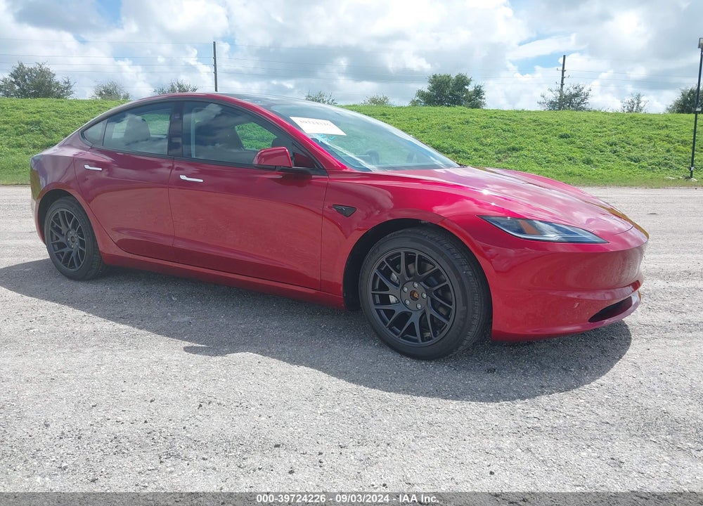 2024 TESLA MODEL 3 LONG RANGE DUAL MOTOR ALL-WHEEL DRIVE VIN: 5YJ3E1EB8RF771352