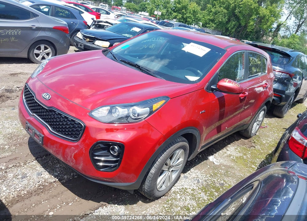 2018 KIA SPORTAGE LX VIN: KNDPMCAC6J7449589