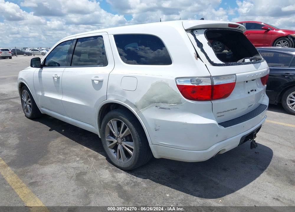 2013 DODGE DURANGO R/T VIN: 1C4SDJCT6DC529580