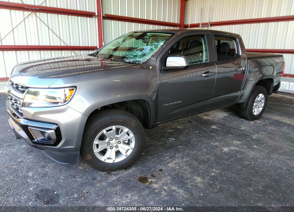 2022 CHEVROLET COLORADO 4WD SHORT BOX LT VIN: 1GCGTCEN8N1270977