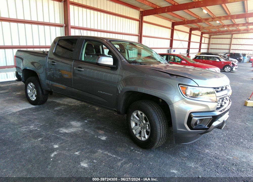 2022 CHEVROLET COLORADO 4WD SHORT BOX LT VIN: 1GCGTCEN8N1270977
