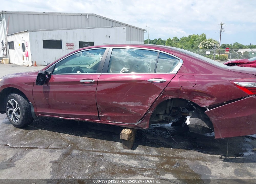 2016 HONDA ACCORD LX VIN: 1HGCR2F3XGA203239