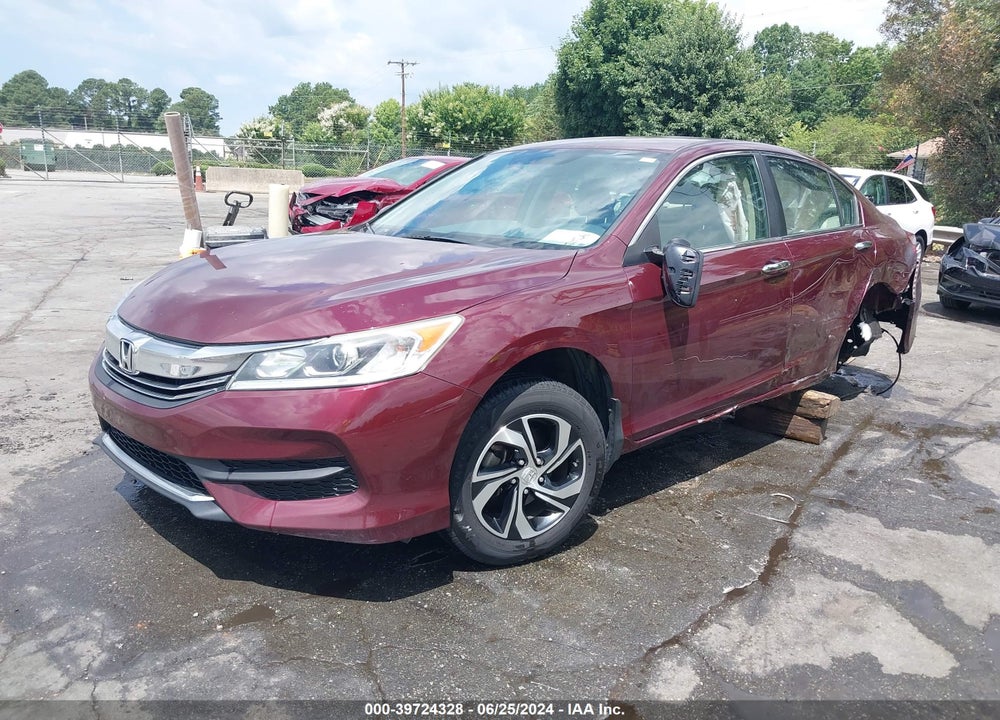 2016 HONDA ACCORD LX VIN: 1HGCR2F3XGA203239