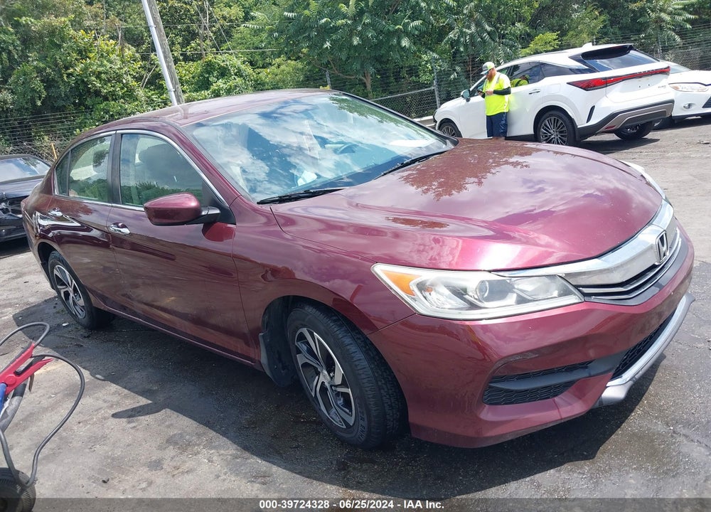 2016 HONDA ACCORD LX VIN: 1HGCR2F3XGA203239