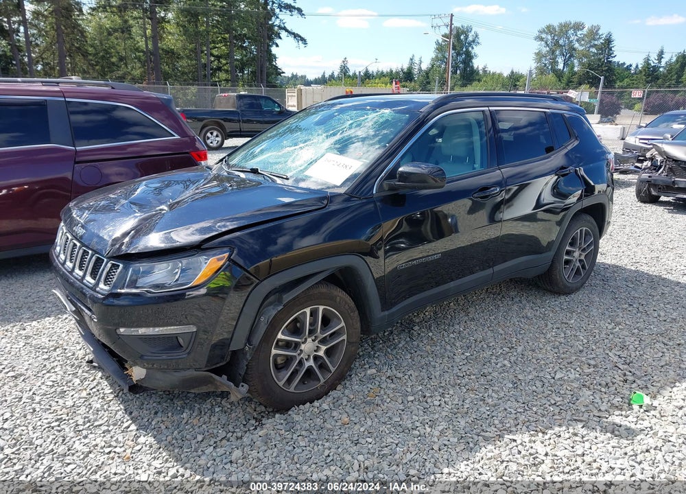 2018 JEEP COMPASS SUN AND WHEEL FWD VIN: 3C4NJCBB4JT460947