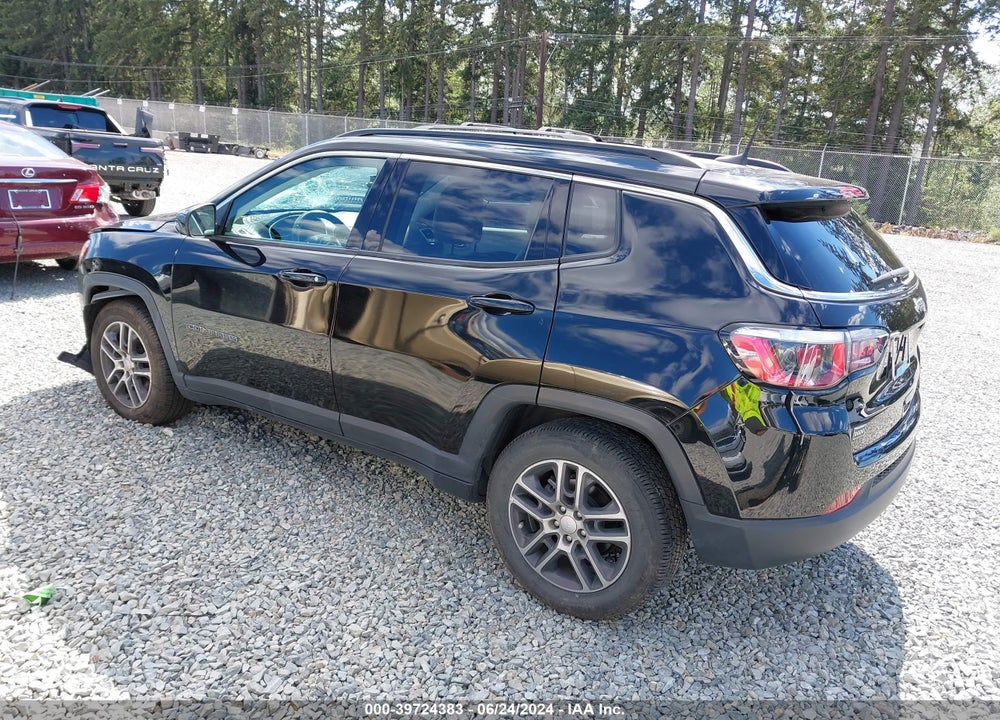 2018 JEEP COMPASS SUN AND WHEEL FWD VIN: 3C4NJCBB4JT460947
