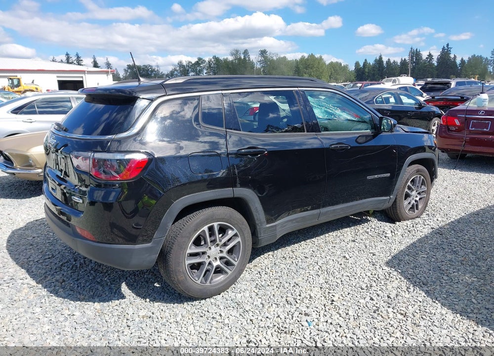 2018 JEEP COMPASS SUN AND WHEEL FWD VIN: 3C4NJCBB4JT460947