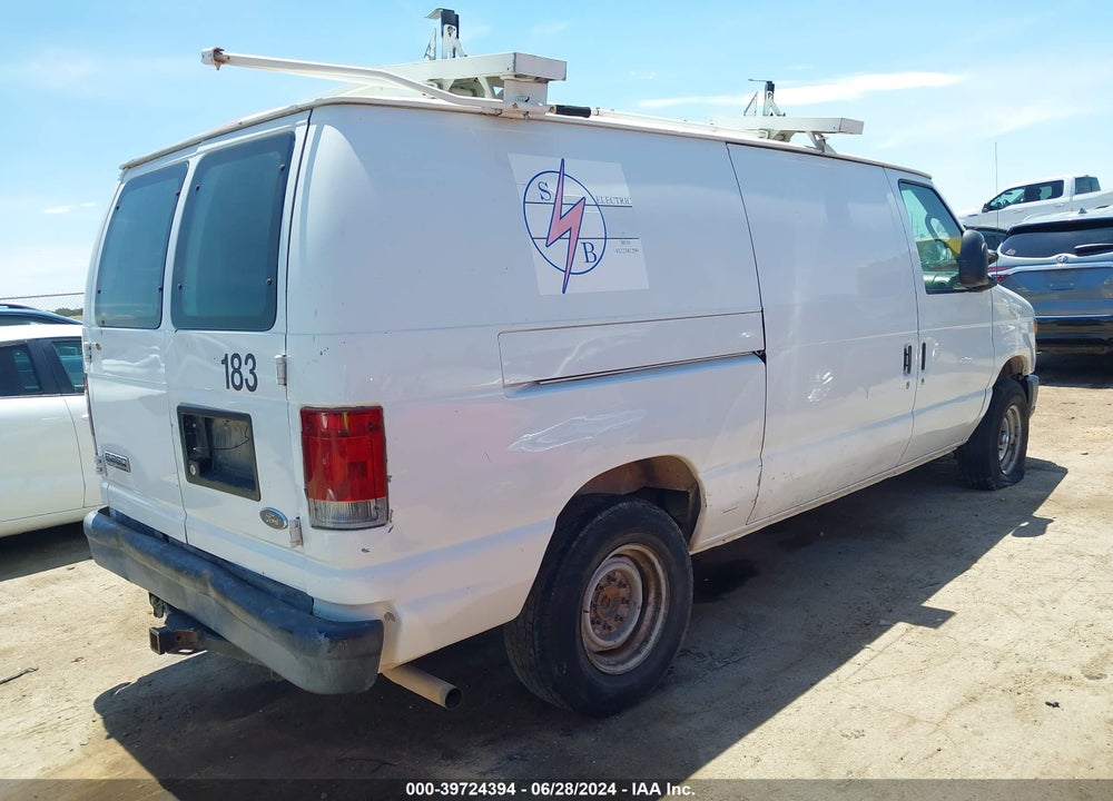 2008 FORD E-250 COMMERCIAL/RECREATIONAL VIN: 1FTNE24W28DA25357