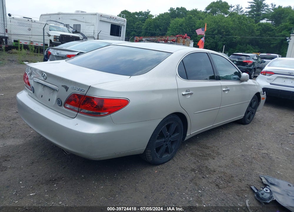2005 LEXUS ES 330 VIN: JTHBA30G655134007