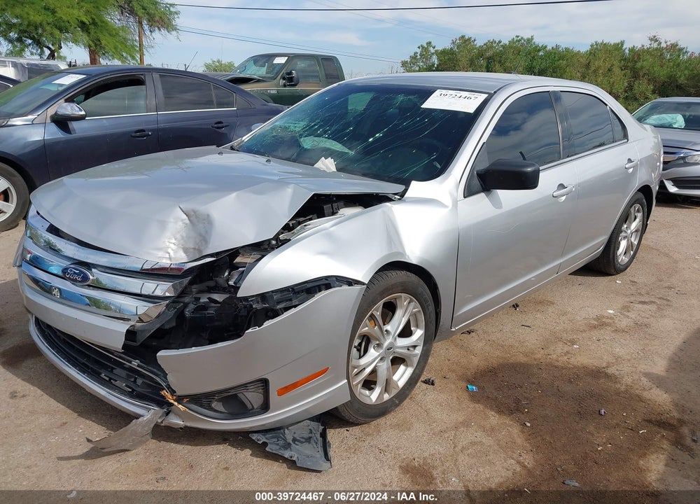 2012 FORD FUSION SE VIN: 3FAHP0HA3CR101846