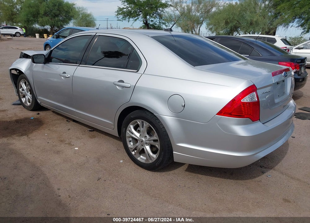 2012 FORD FUSION SE VIN: 3FAHP0HA3CR101846