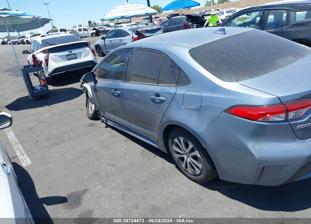2022 TOYOTA COROLLA HYBRID LE VIN: JTDEAMDE2NJ049198