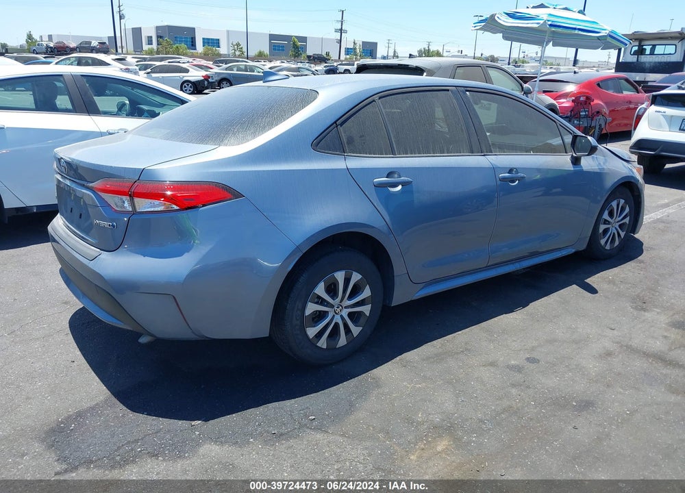 2022 TOYOTA COROLLA HYBRID LE VIN: JTDEAMDE2NJ049198