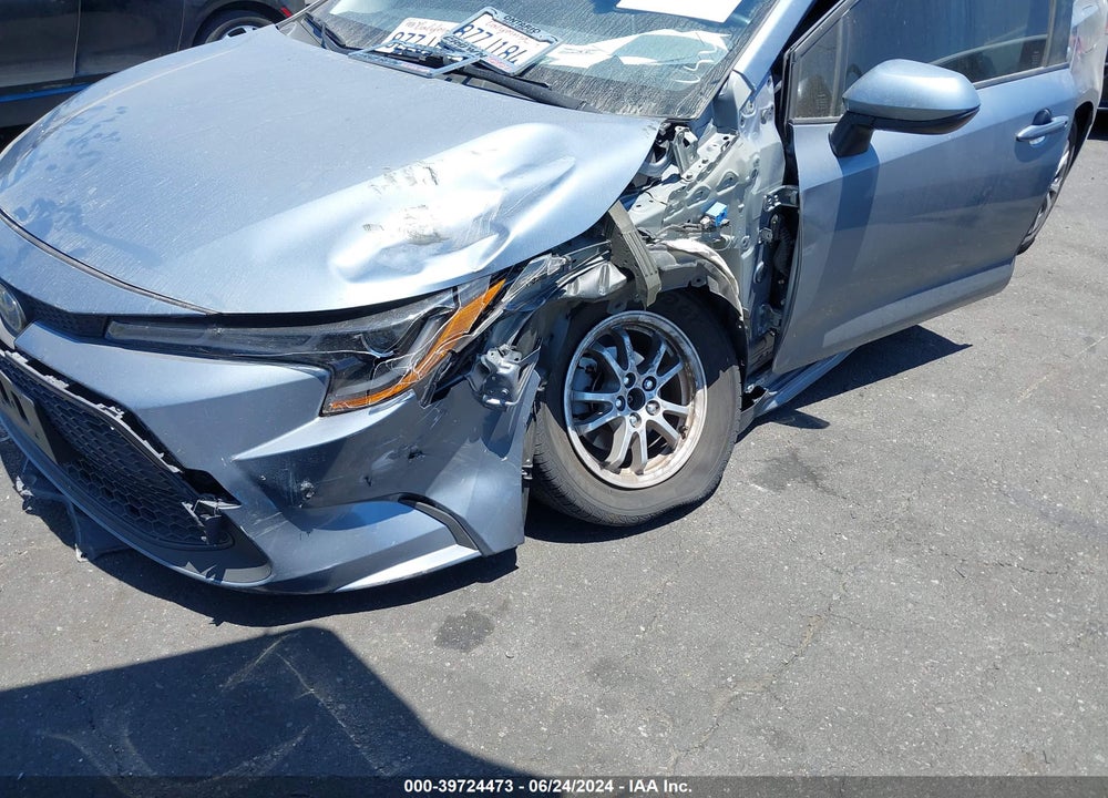 2022 TOYOTA COROLLA HYBRID LE VIN: JTDEAMDE2NJ049198