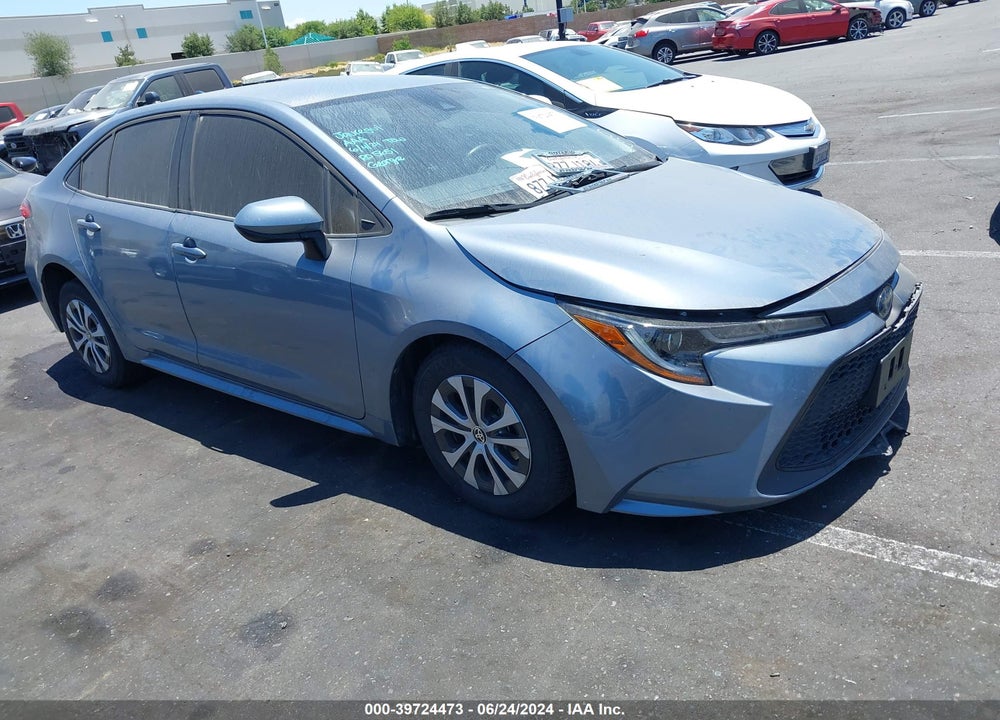 2022 TOYOTA COROLLA HYBRID LE VIN: JTDEAMDE2NJ049198