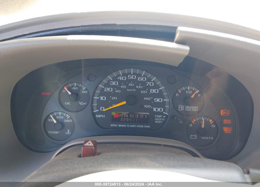 2000 CHEVROLET ASTRO VIN: 1GNDM19W2YB102734