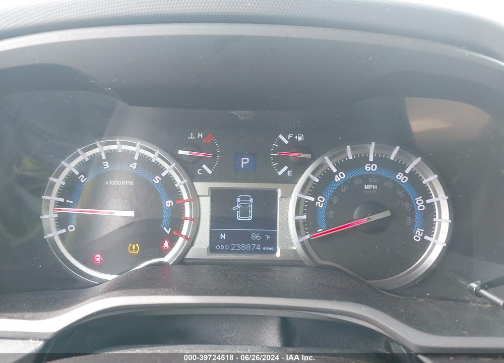 2016 TOYOTA 4RUNNER LIMITED VIN: JTEZU5JR7G5120540