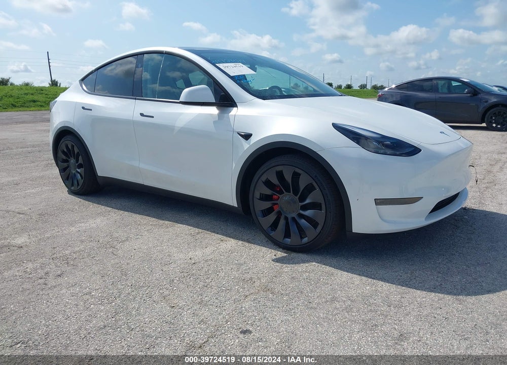 2024 TESLA MODEL Y PERFORMANCE DUAL MOTOR ALL-WHEEL DRIVE VIN: 7SAYGDEF1RA281842