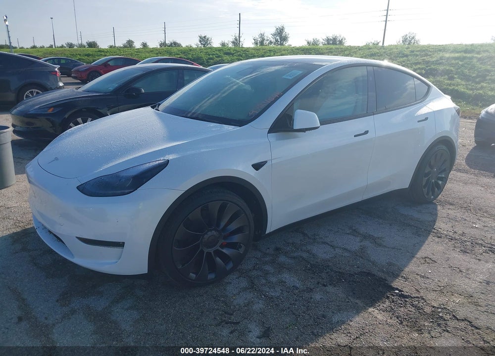 2024 TESLA MODEL Y PERFORMANCE DUAL MOTOR ALL-WHEEL DRIVE VIN: 7SAYGDEF2RA289139