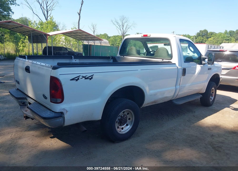 2004 FORD F-250 XL/XLT VIN: 1FTNF21L94EA79735