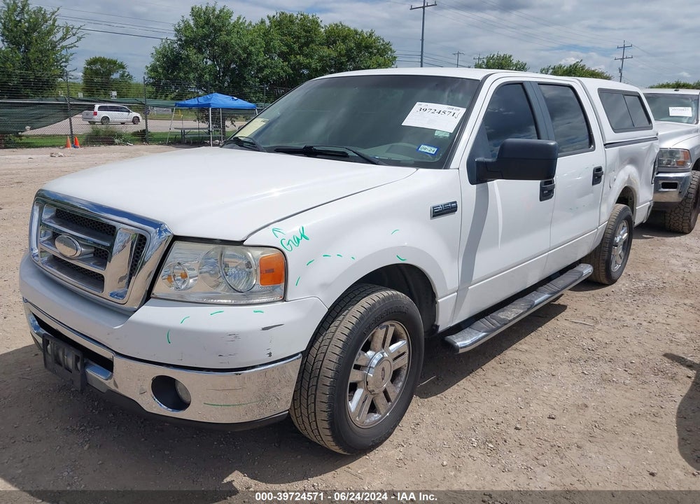 2007 FORD F-150 XLT VIN: 1FTRW12W97KC92730