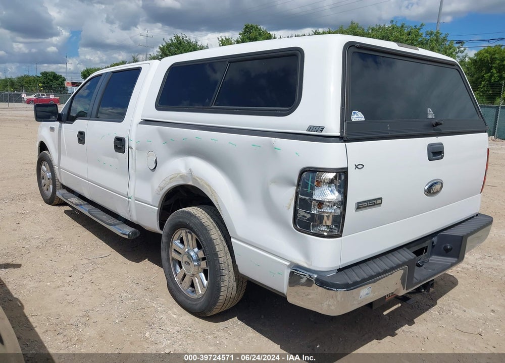 2007 FORD F-150 XLT VIN: 1FTRW12W97KC92730