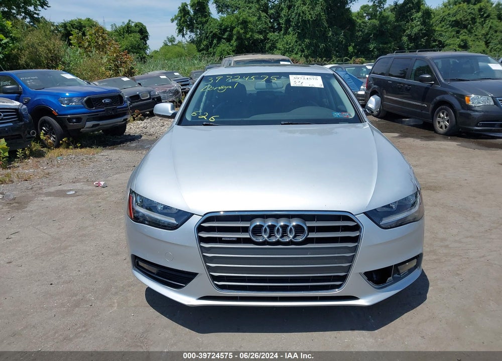 2014 AUDI A4 2.0T PREMIUM VIN: WAUBFAFL1EA058096