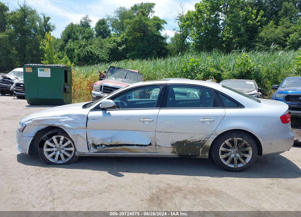 2014 AUDI A4 2.0T PREMIUM VIN: WAUBFAFL1EA058096