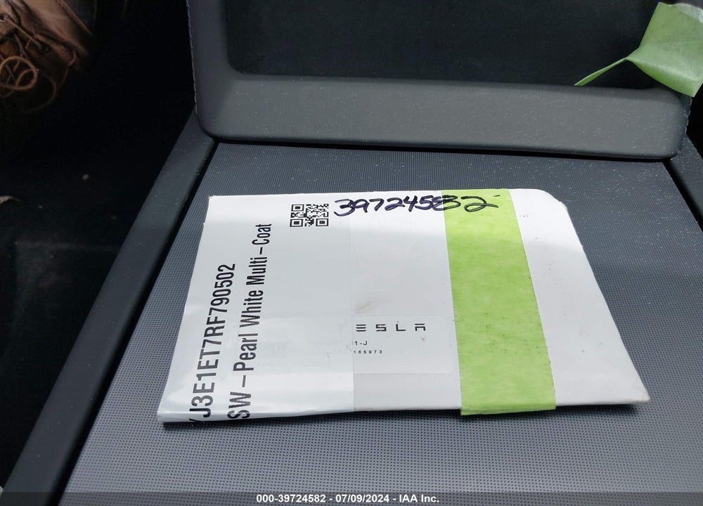 2024 TESLA MODEL 3 VIN: 5YJ3E1ET7RF790502