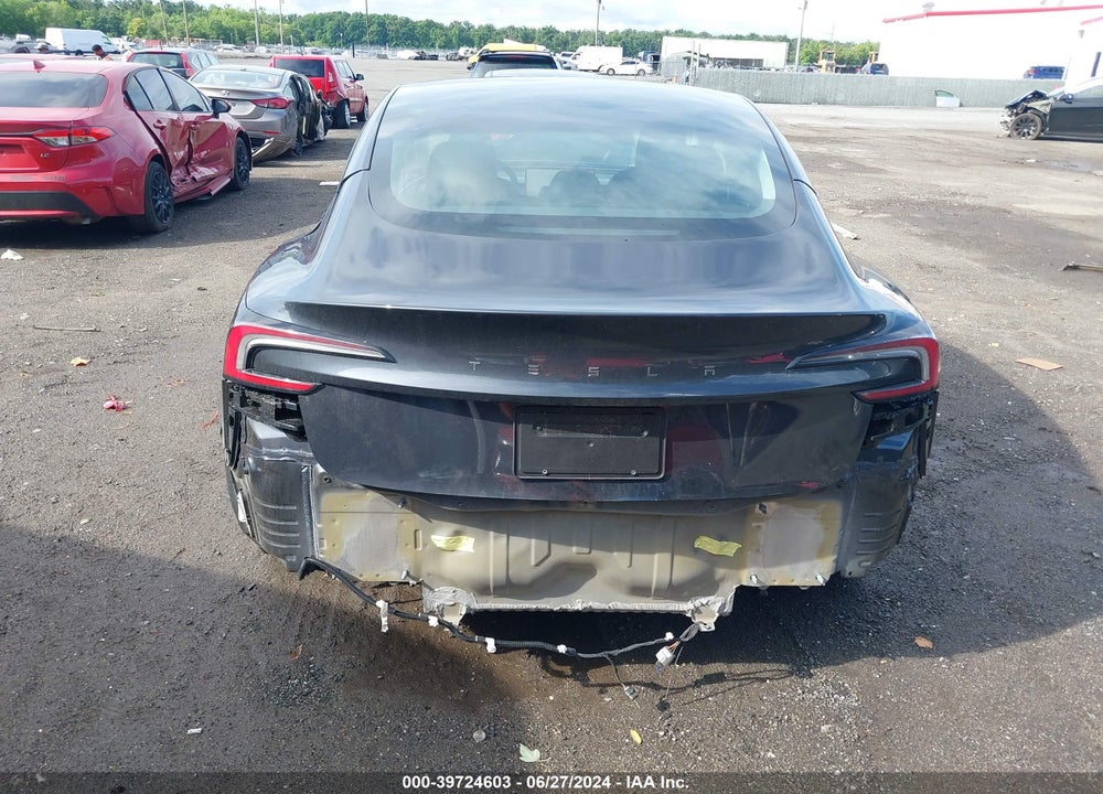 2024 TESLA MODEL 3 REAR-WHEEL DRIVE VIN: 5YJ3E1EA2RF735860