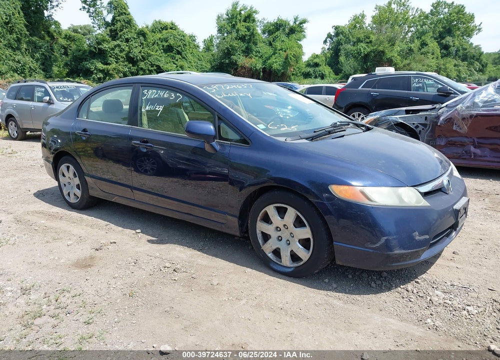 2006 HONDA CIVIC LX VIN: 1HGFA16516L048082