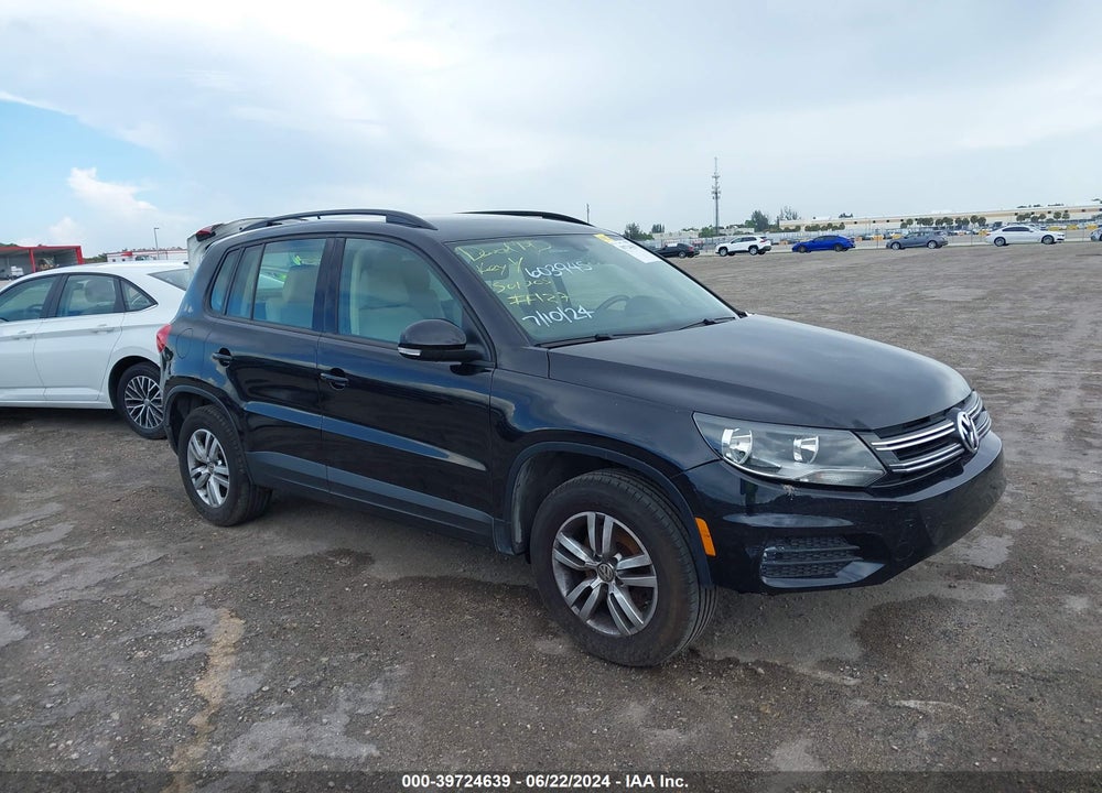 2016 VOLKSWAGEN TIGUAN S VIN: WVGAV7AX7GW603945
