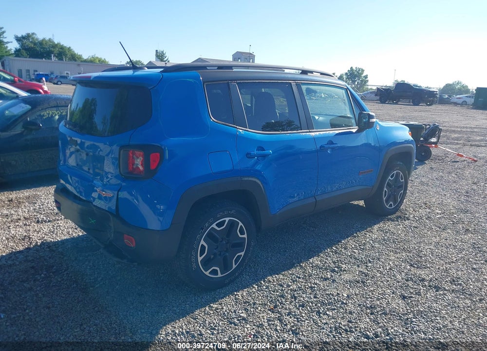 2015 JEEP RENEGADE TRAILHAWK VIN: ZACCJBCT4FPC16321