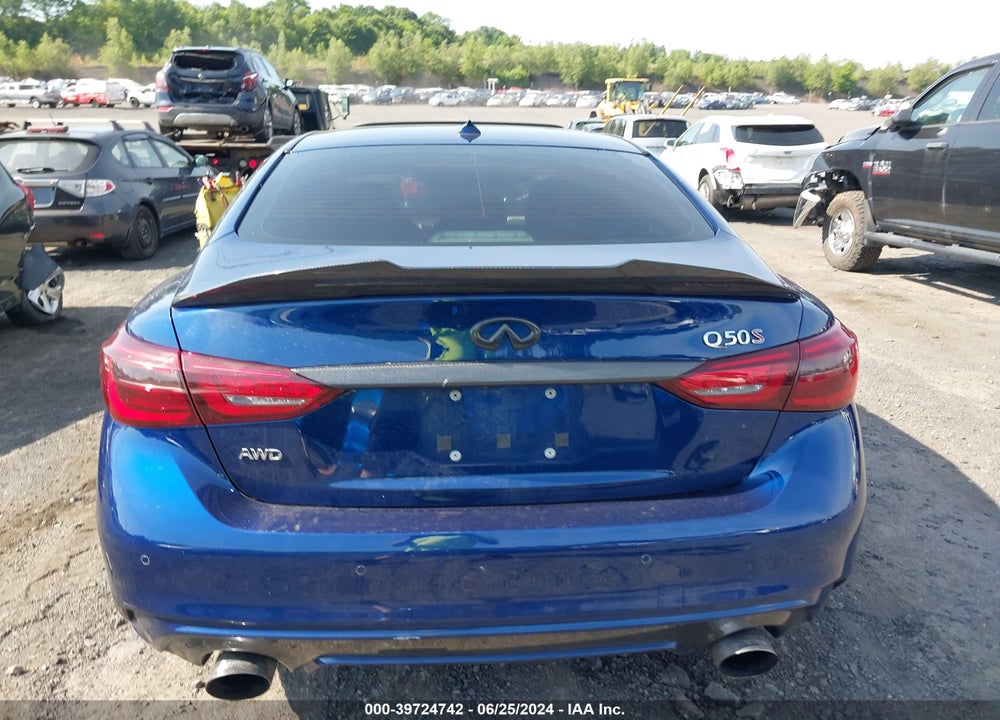 2019 INFINITI Q50 3.0T RED SPORT 400 VIN: JN1FV7AR0KM830381
