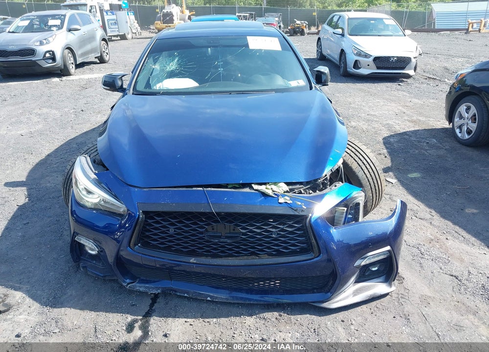 2019 INFINITI Q50 3.0T RED SPORT 400 VIN: JN1FV7AR0KM830381