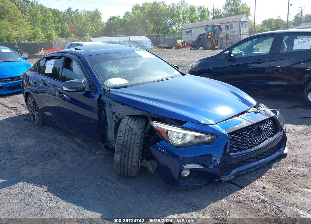 2019 INFINITI Q50 3.0T RED SPORT 400 VIN: JN1FV7AR0KM830381