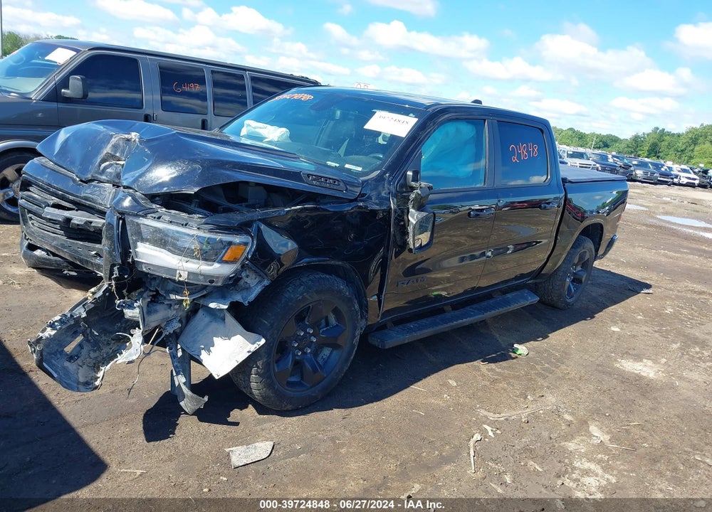 2019 RAM 1500 BIG HORN/LONE STAR 4X4 5'7 BOX VIN: 1C6SRFFTXKN741370