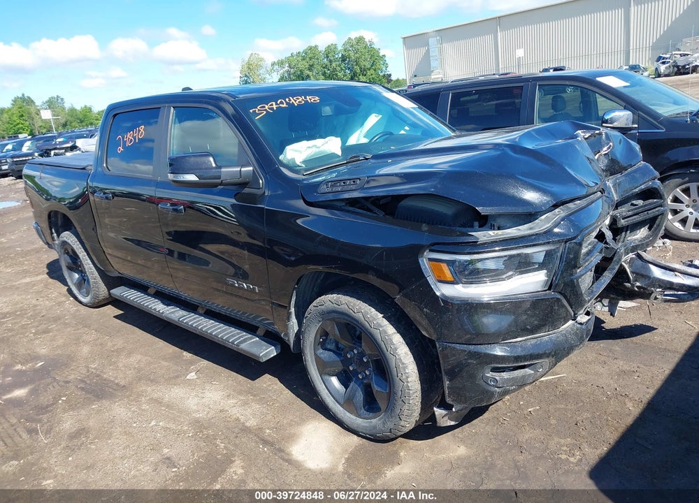 2019 RAM 1500 BIG HORN/LONE STAR 4X4 5'7 BOX VIN: 1C6SRFFTXKN741370